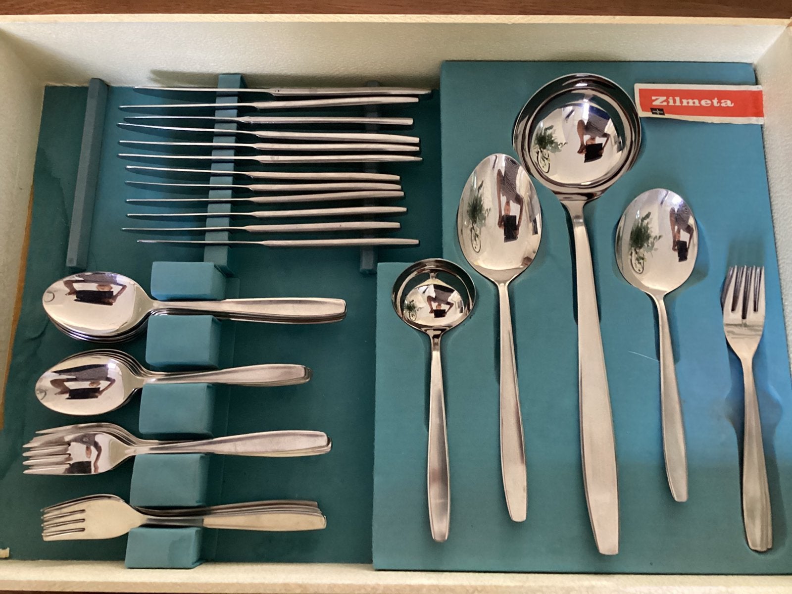 GERO Zilmeta RVS 6-persoons bestekset - Zeer goede staat, Ophalen of Verzenden, Gebruikt, Gero, Bestekset