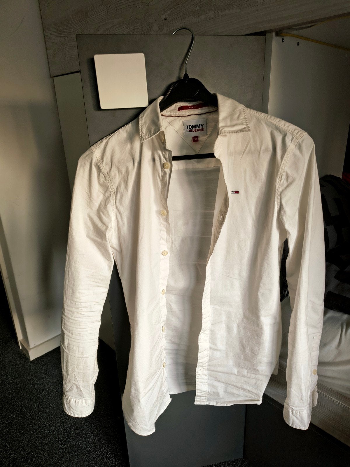 Tommy Hilfiger blouse XXS slim fit, Kleding | Dames, Wit, Ophalen of Verzenden, Zo goed als nieuw, Maat 34 (XS) of kleiner