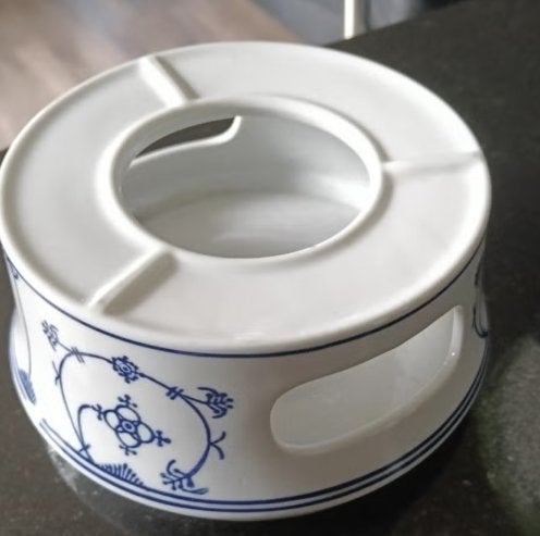 Jäger Eisenberg theelichtje Blau Saks Porselein, Ophalen of Verzenden