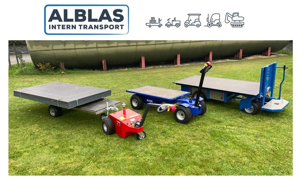 Diversen Platform wagens Electrisch, Zakelijke goederen, Machines en Bouw | Heftrucks en Intern transport, Diversen, NL, Overige typen