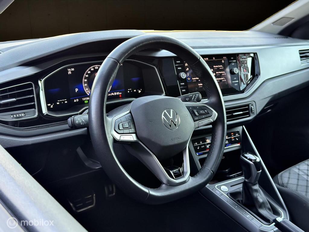 Volkswagen Polo 1.0 TSI R-Line |Pano |Keyless |Sfeer |ACC, Gebruikt, 116 pk, Zwart, Bedrijf