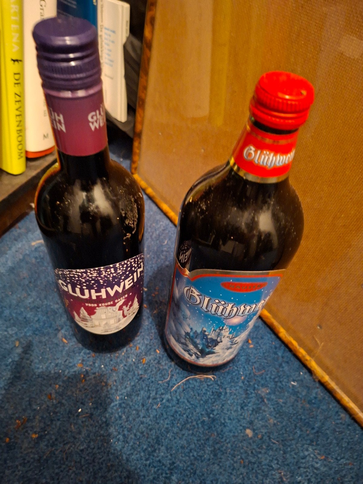 Glühwein flessen - Perfect voor koude dagen, Verzamelen, Ophalen, Frankrijk, Rode wijn