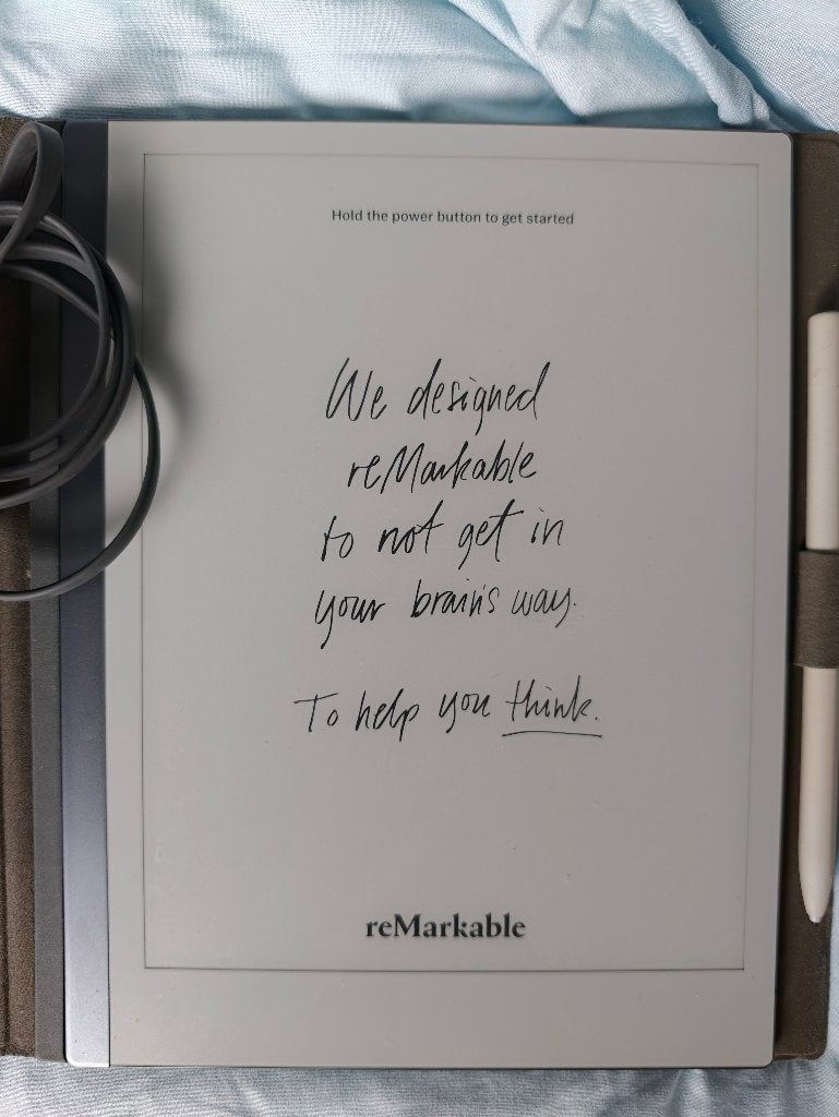 reMarkable 2 + Marker en nieuw punten, Computers en Software, Tekentablets, Multi-touch, Ophalen of Verzenden, Zo goed als nieuw