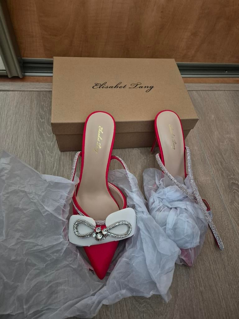Elisabeth Lang dames hakken, Kleding | Dames, Schoenen, Pumps, Nieuw, Ophalen of Verzenden, Rood