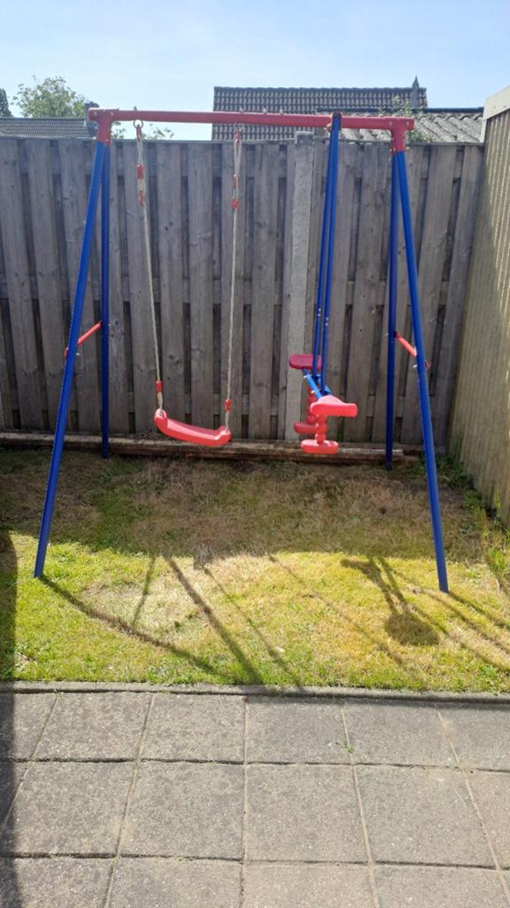 Schommel en wip combinatie voor de tuin, Ophalen, Gebruikt, Schommel