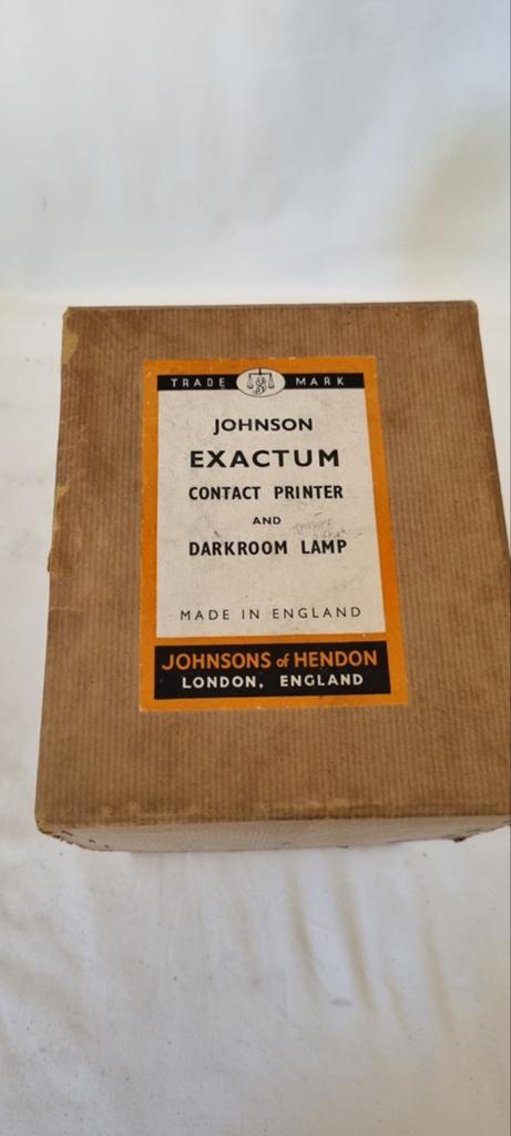 Johnson Exactum Contact Printer & Doka Lamp - Vintage, Audio, Tv en Foto, Fotografie | Doka Toebehoren, Ophalen of Verzenden, Gebruikt
