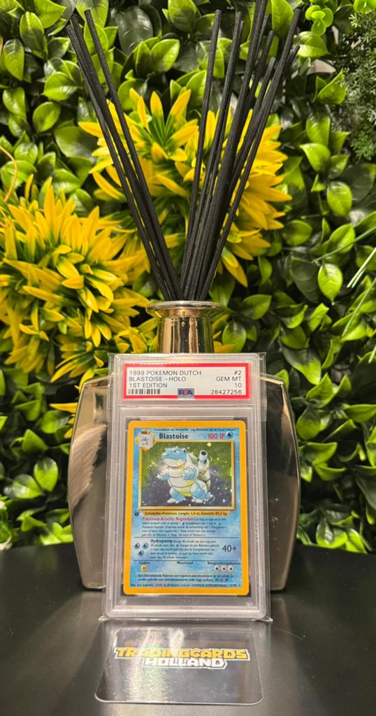 Pokemon Blastoise 1st Edition Base Set PSA 10 Holo Dutch, Hobby en Vrije tijd, Verzamelkaartspellen | Pokémon, Ophalen of Verzenden