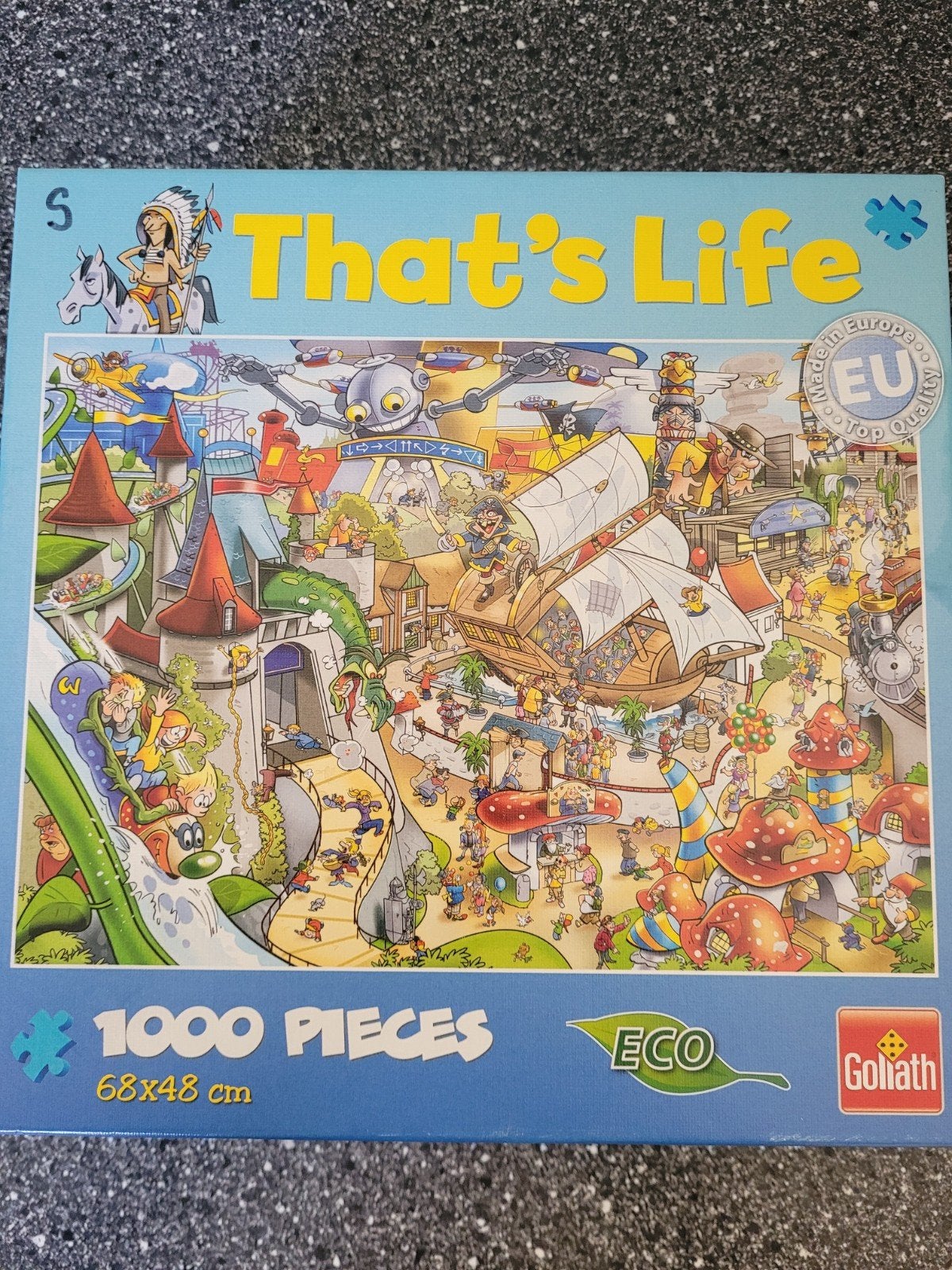 That's Life Pretpark 1000 stukjes, Ophalen of Verzenden, 500 t/m 1500 stukjes, Zo goed als nieuw, Legpuzzel
