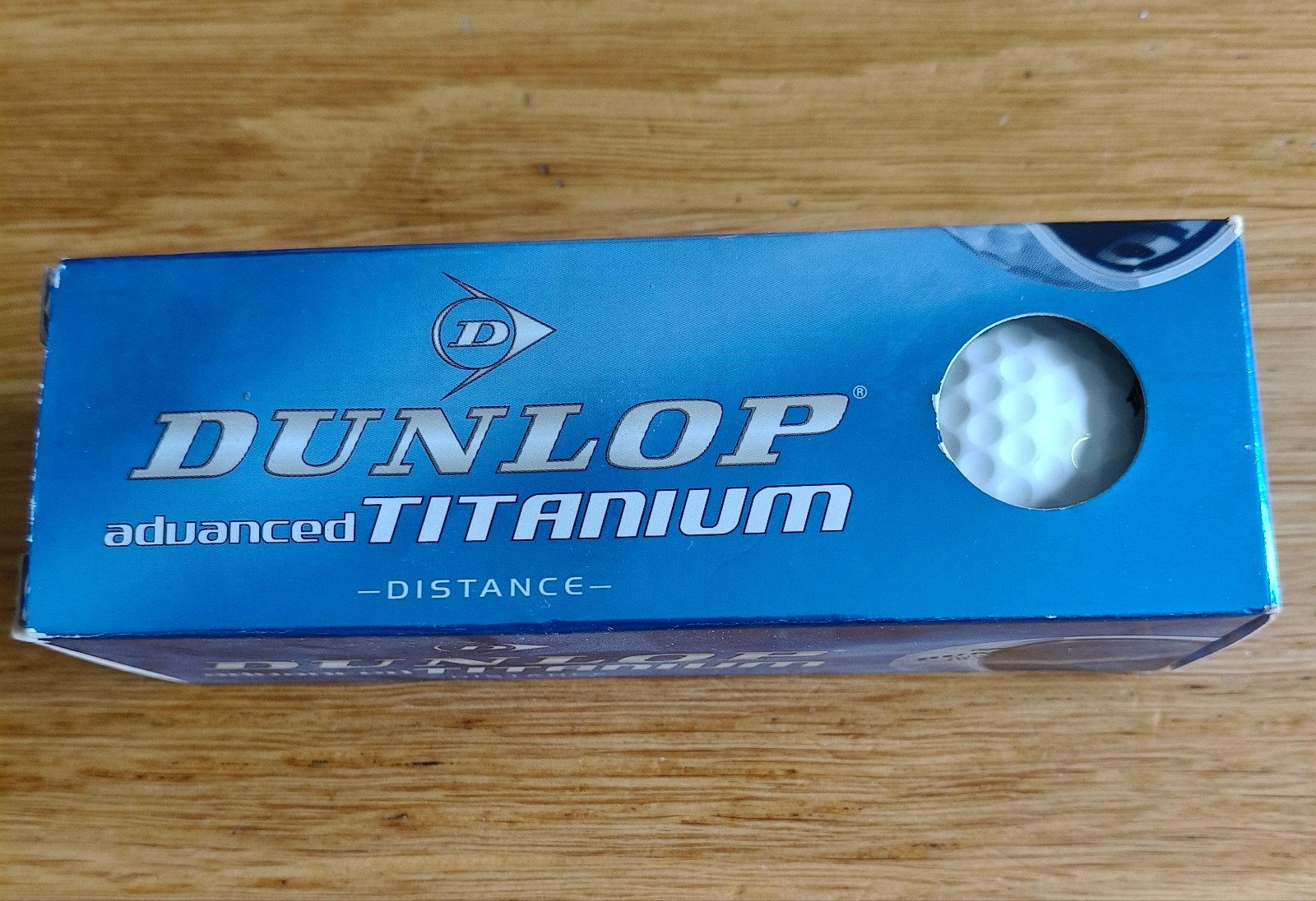 3 nieuwe Dunlop Titanium golfballen, Ophalen of Verzenden, Nieuw, Bal(len)