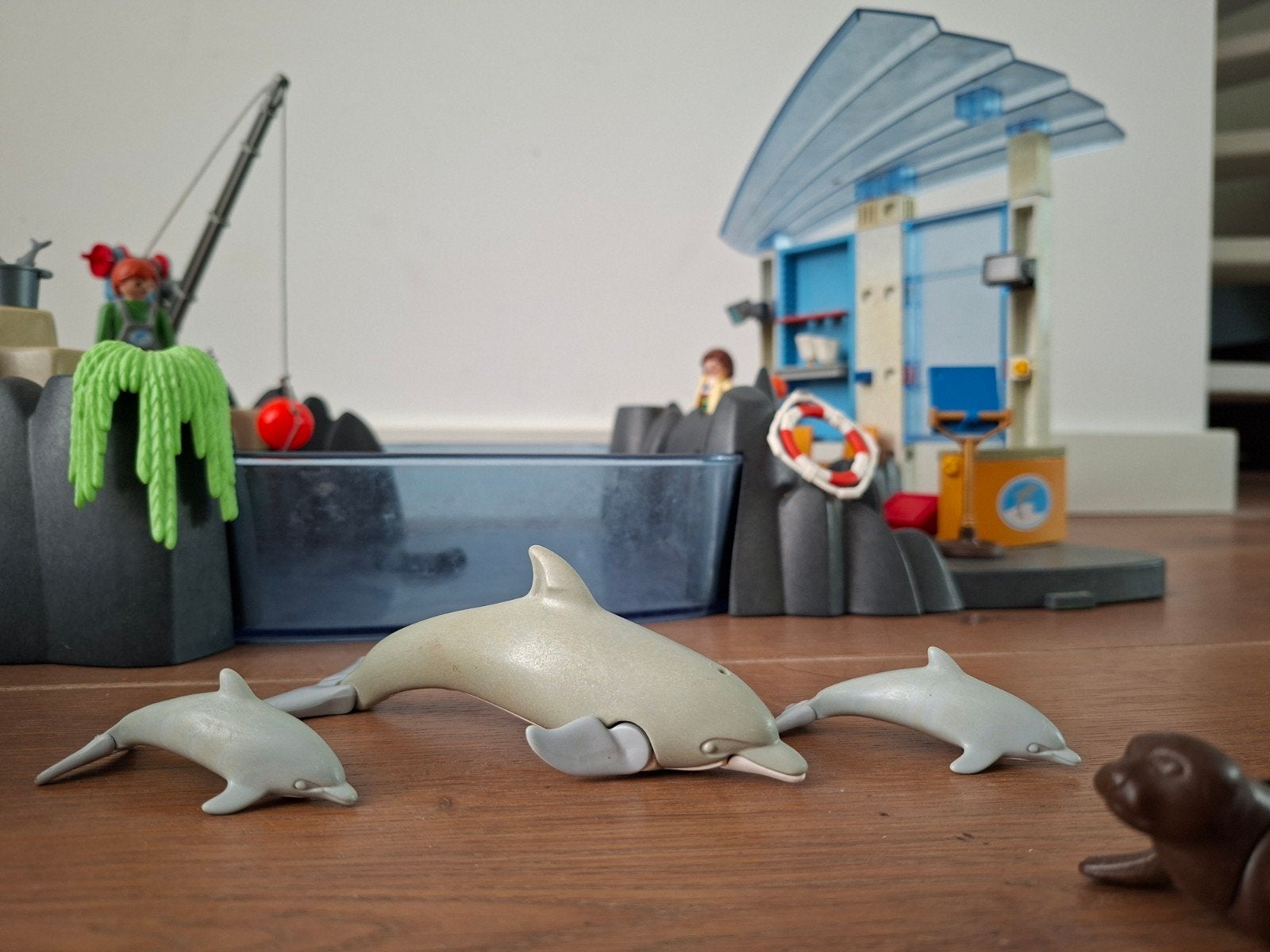 Playmobil Dolfinarium / Zeehondenopvang met accessoires, Wild life, Gebruikt, Complete set, Overige typen