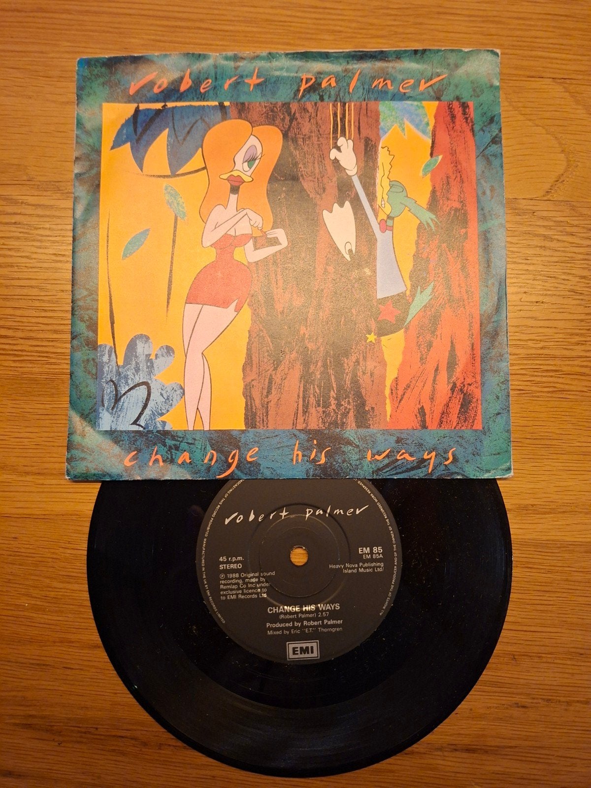 Robert Palmer - Change His Ways (Vinyl Single), Gebruikt, 7 inch, Ophalen of Verzenden, Pop