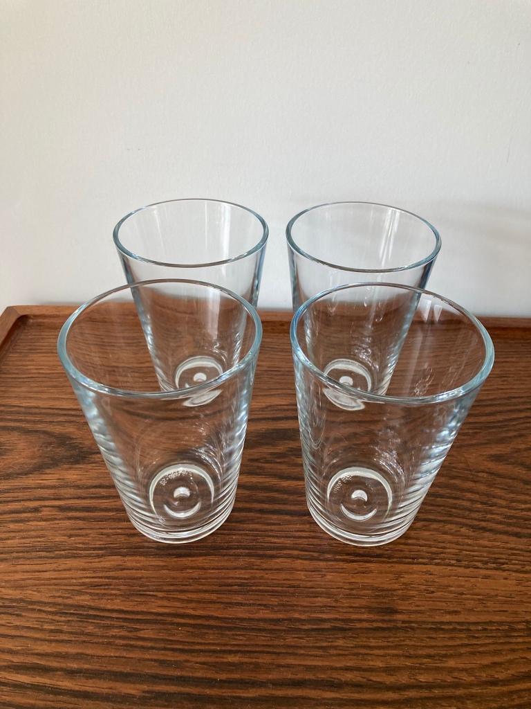 Eva Solo glazen waterglazen 4 stuks zgan, Verzenden, Zo goed als nieuw, Waterglas