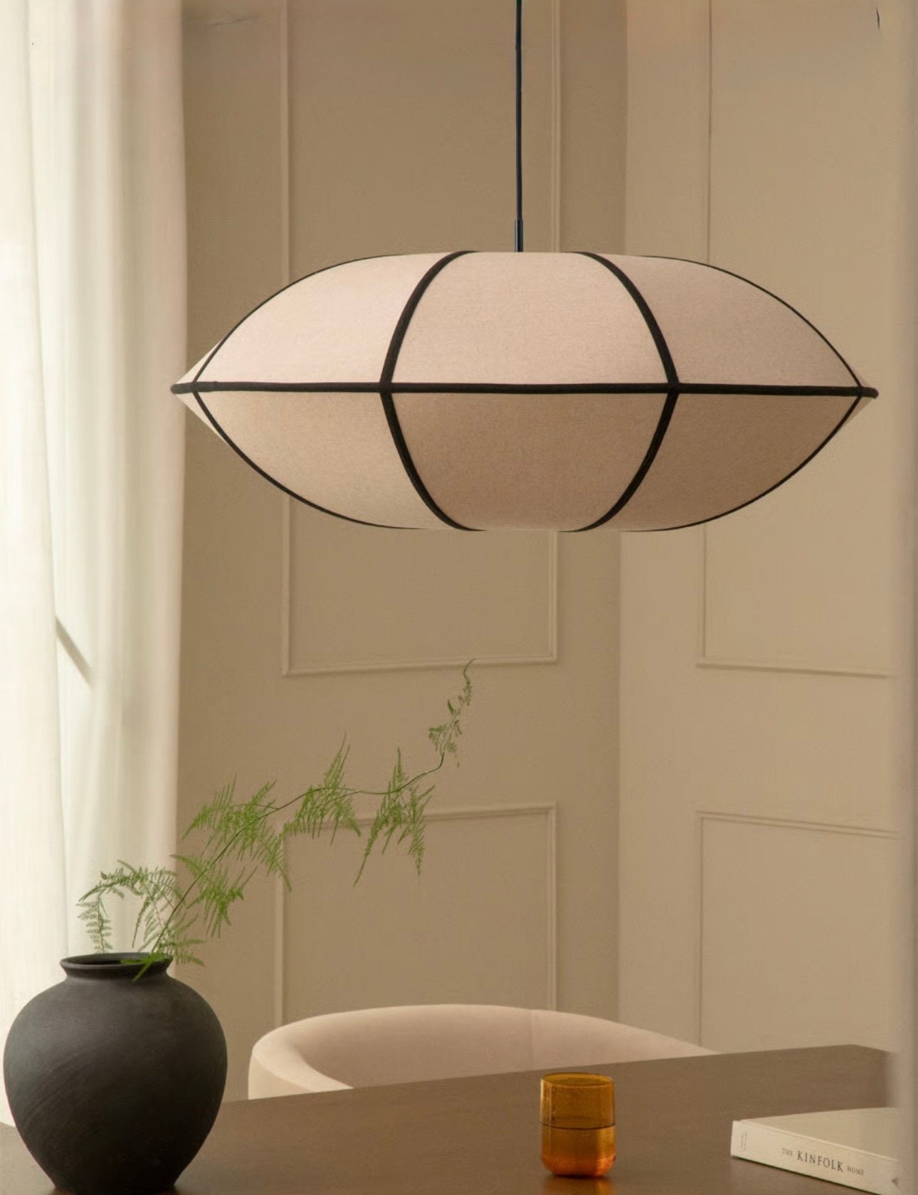 Hang/plafondlamp Ovala van Lumen XL, Huis en Inrichting, Ophalen of Verzenden, Zo goed als nieuw