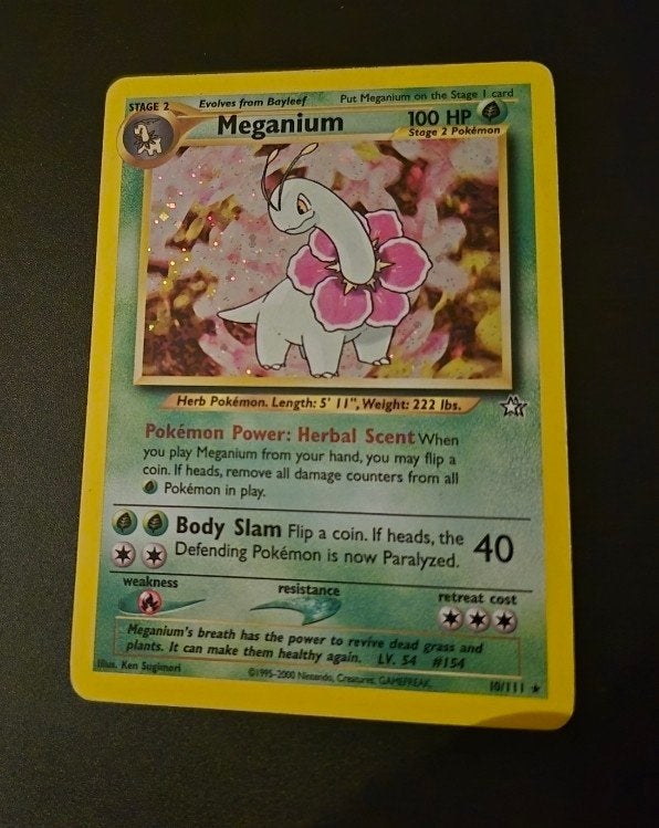 Mewtwo Pokémon kaart - Base Set Holo, Ophalen of Verzenden, Zo goed als nieuw, Losse kaart, Foil