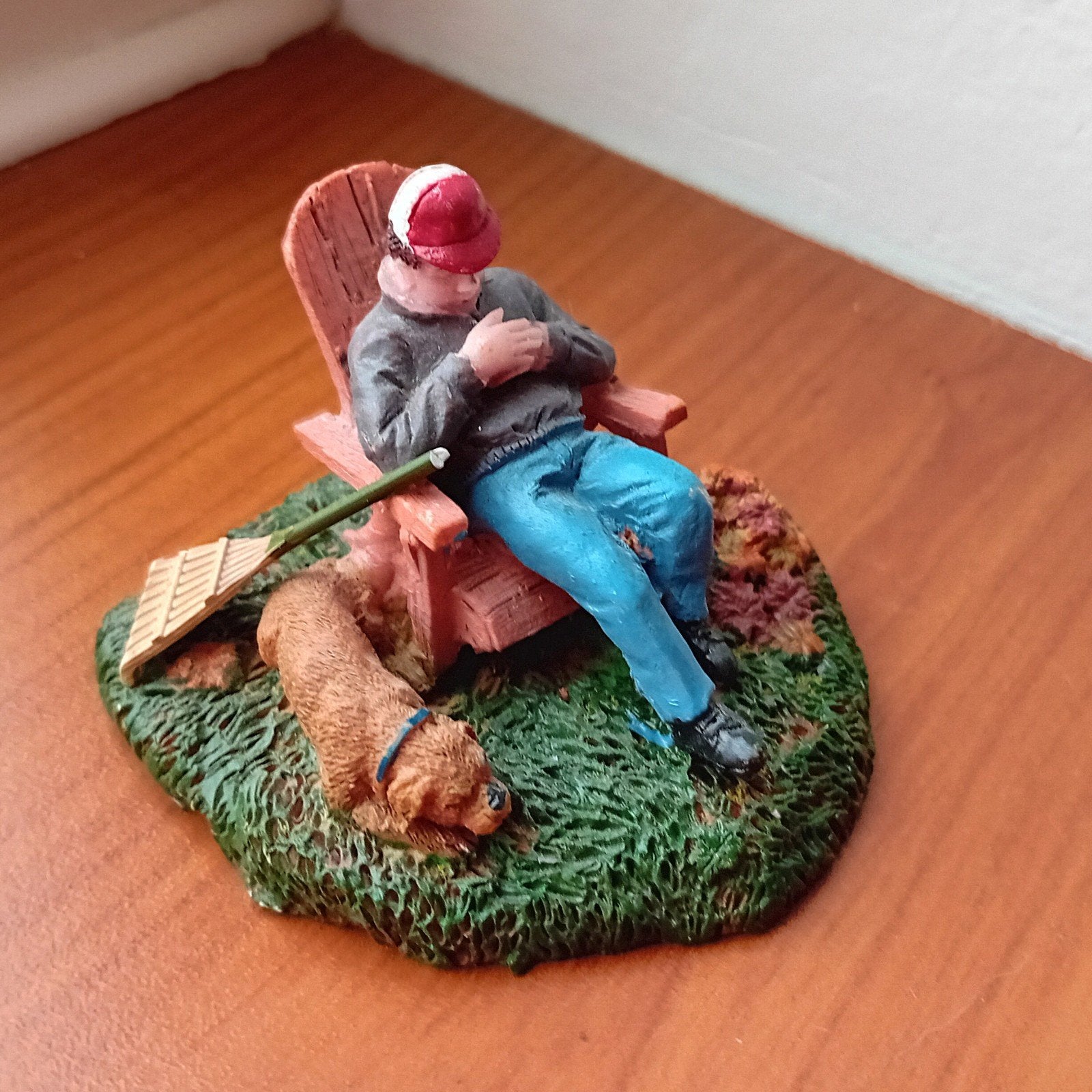 Lemax taking a break, retired, Lemax figuur Kerstdorp, Diversen, Ophalen of Verzenden