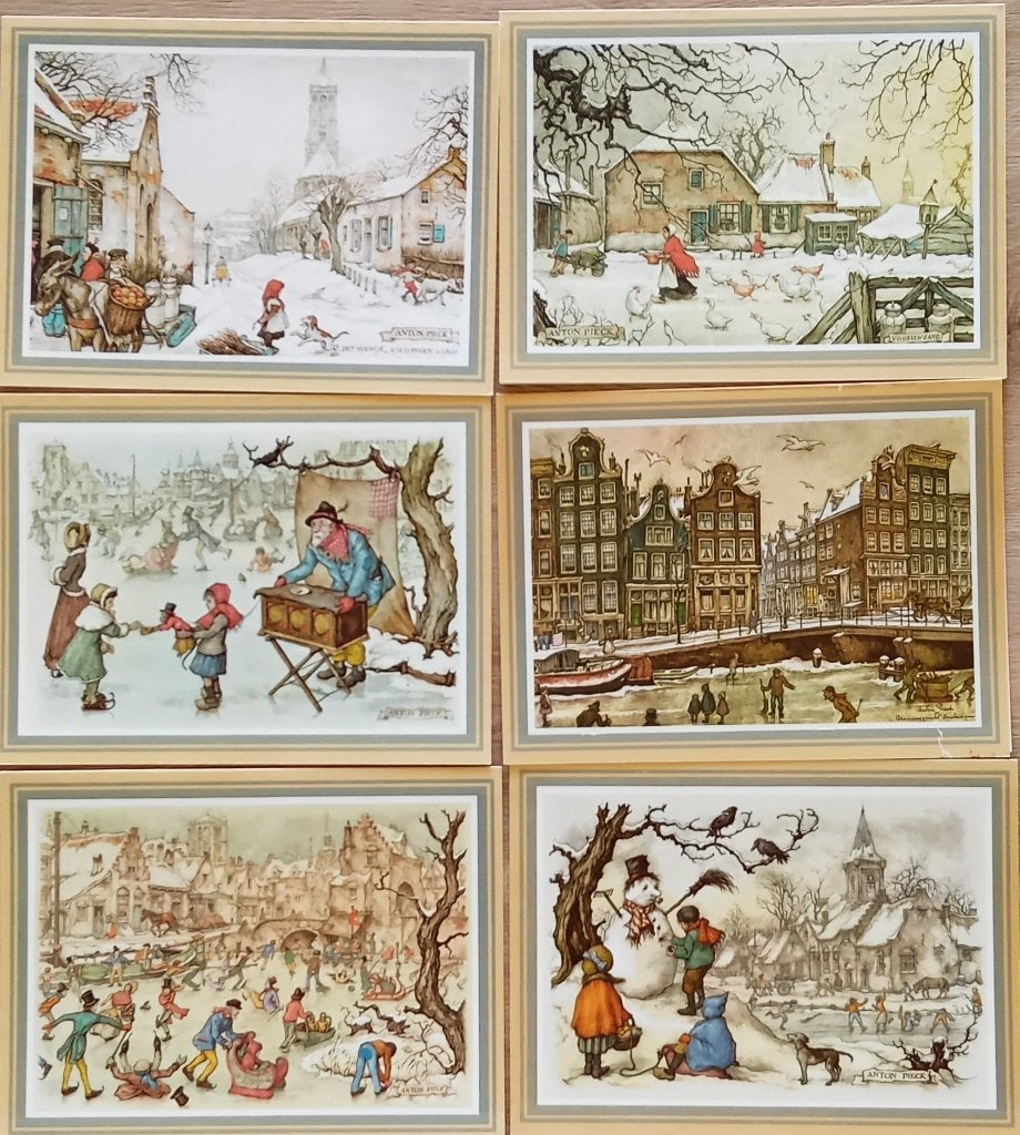 30 kaarten Anton Pieck, Verzenden, 1980 tot heden, Overige thema's