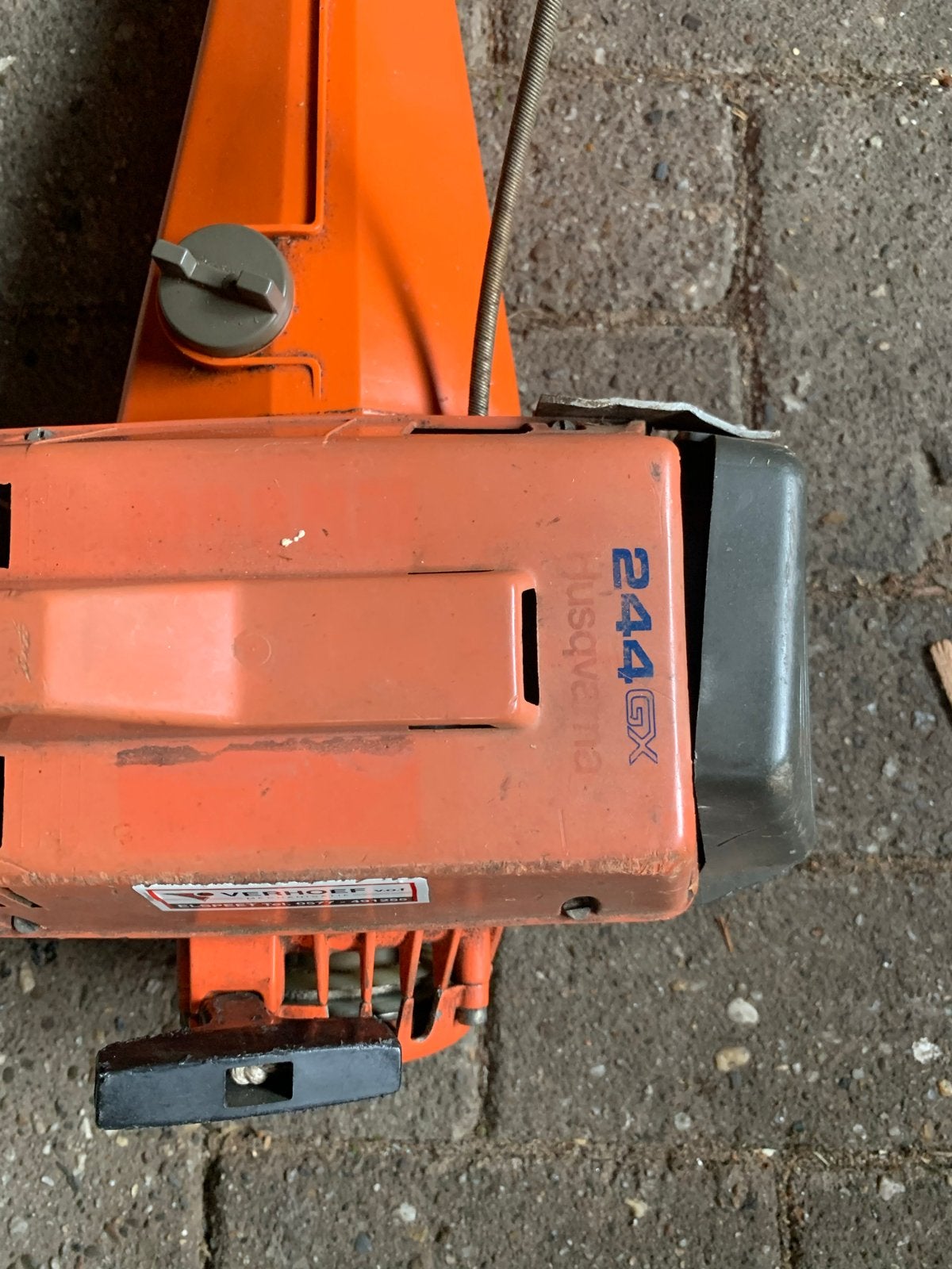 Husqvarna 244GX Bosmaaier - Krachtig en Betrouwbaar, Ophalen, Gebruikt, 30 tot 50 cm, Benzine
