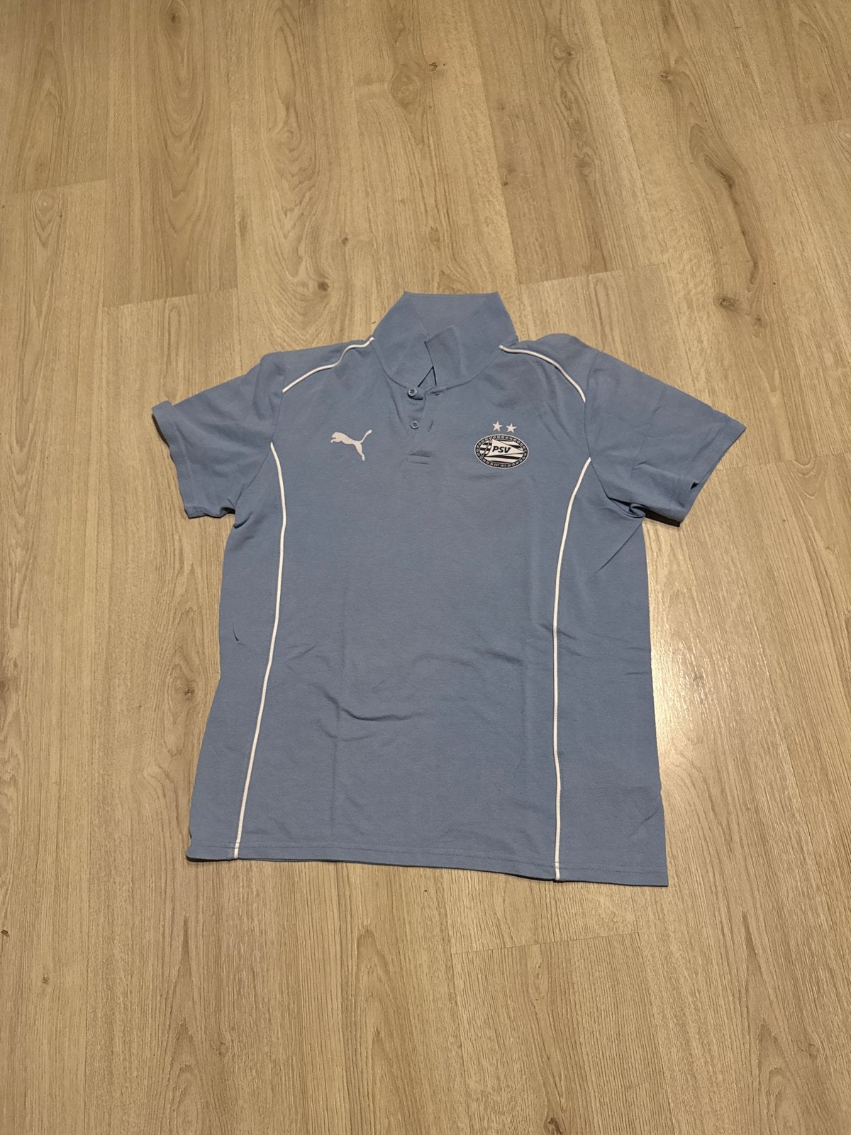 PSV Puma Polo Shirt - Maat M, Ophalen, Gedragen, Maat 48/50 (M), Blauw