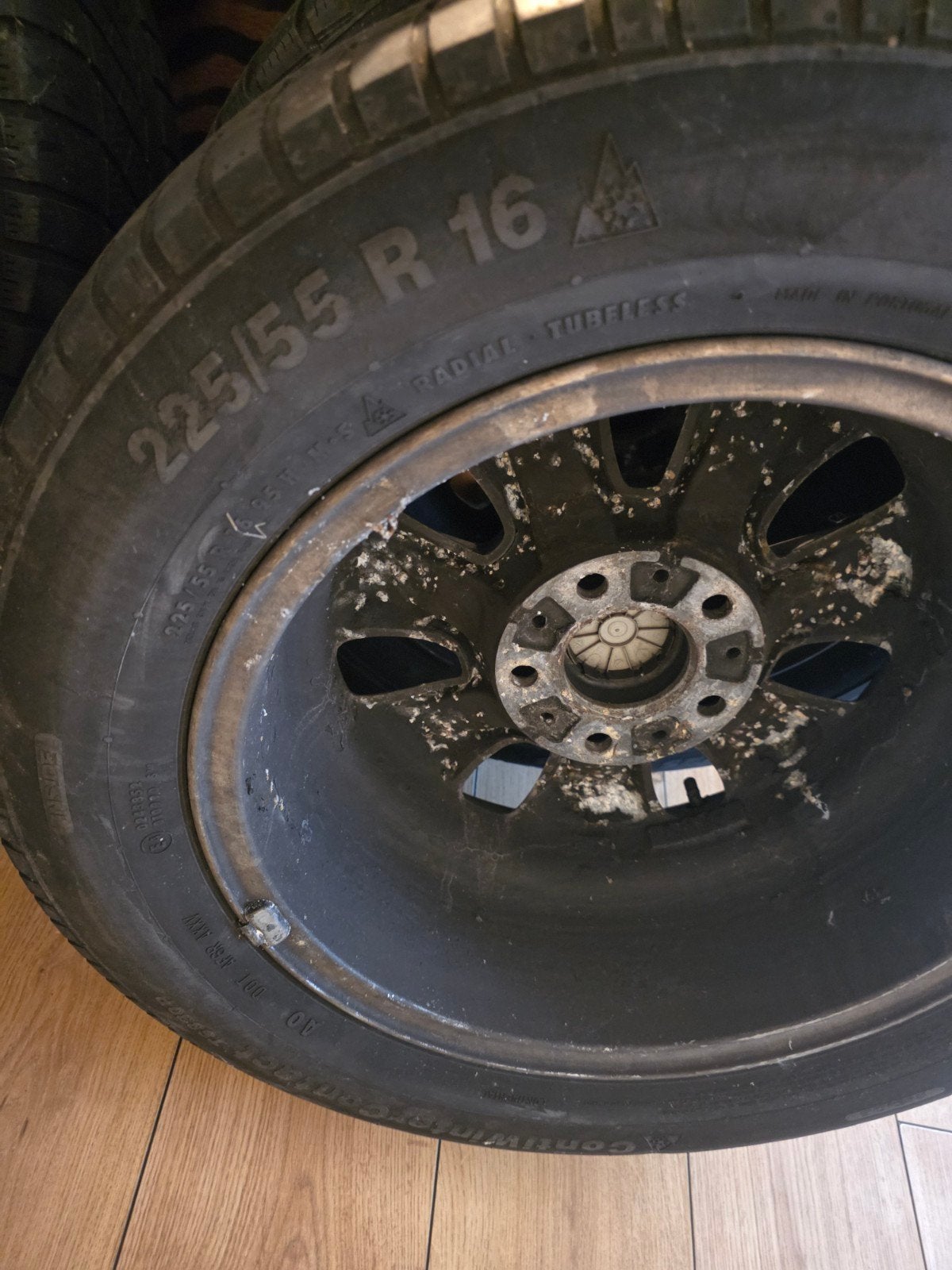 BMW ContiWinterContact Winterbanden 225/55R16, Ophalen, Gebruikt