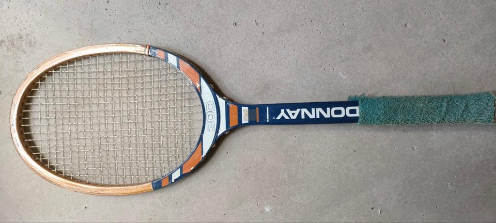 Vintage Donnay tennisracket in goede staat, Ophalen of Verzenden, Gebruikt, Racket, Overige merken