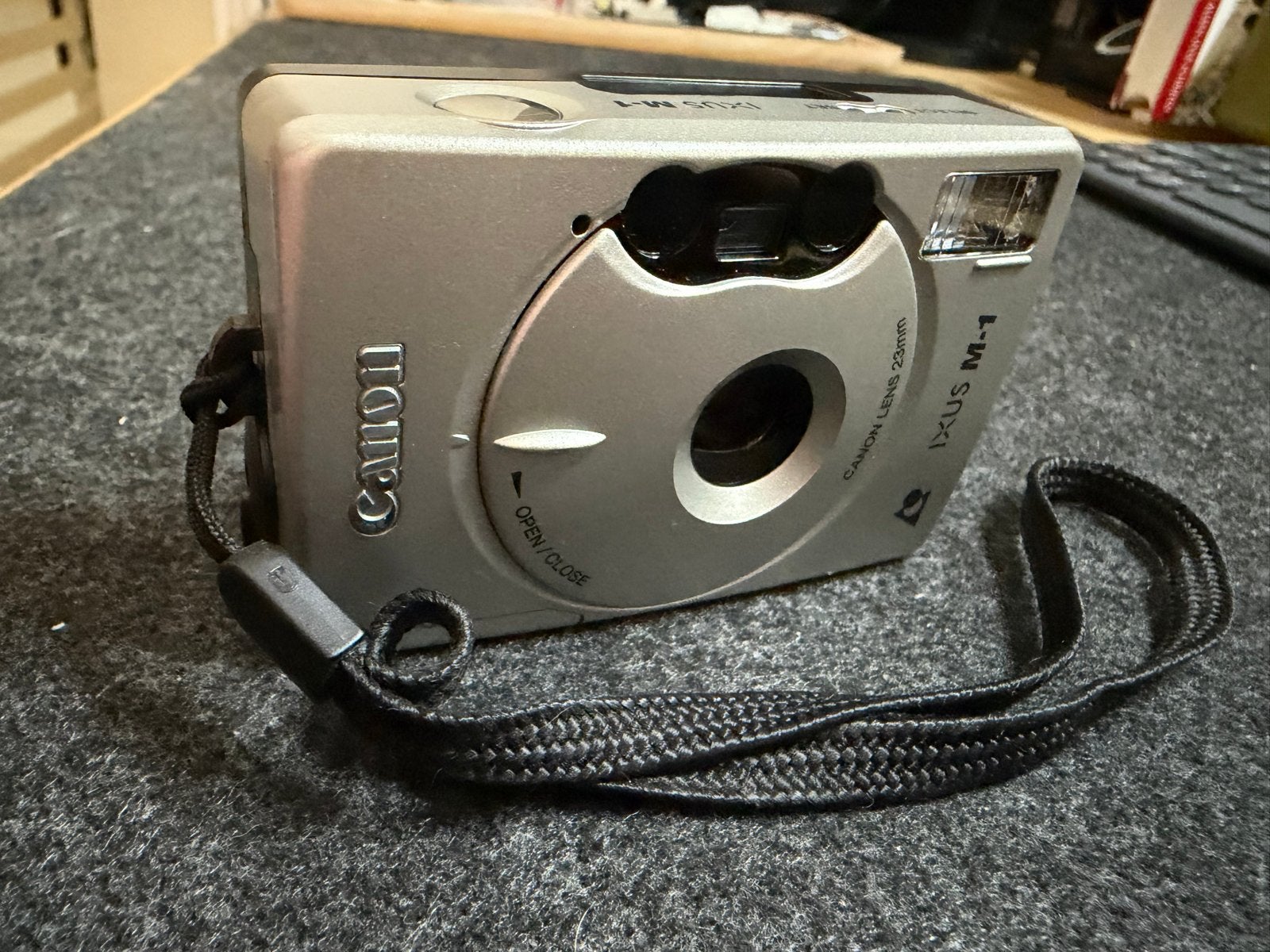 Canon IXUS M-1 Compact Camera met Originele Leren Hoesje, Ophalen of Verzenden, Gebruikt, Compact, Canon