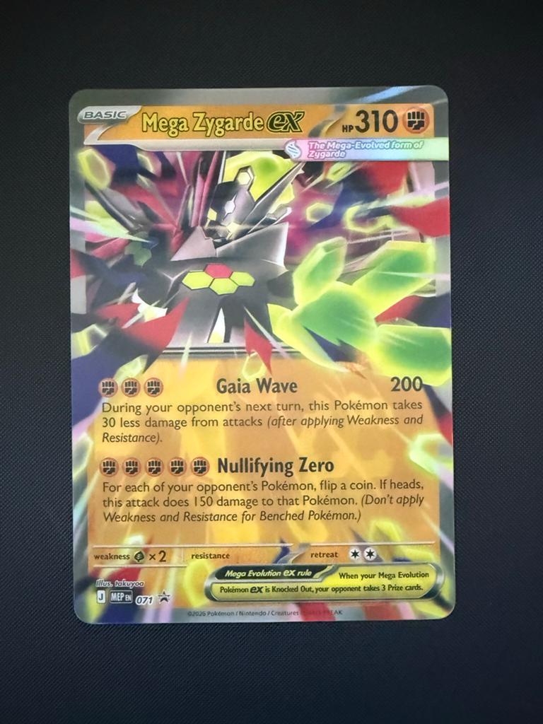 Mega Zygarde EX Jumbo Kaart NM - Pokémon Kaart, Hobby en Vrije tijd, Verzamelkaartspellen | Pokémon, Ophalen of Verzenden, Zo goed als nieuw