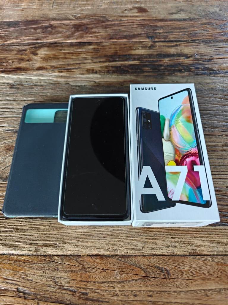 Samsung Galaxy A71 128 GB, Telecommunicatie, Mobiele telefoons | Samsung, Gebruikt, Zwart, Touchscreen, Ophalen of Verzenden