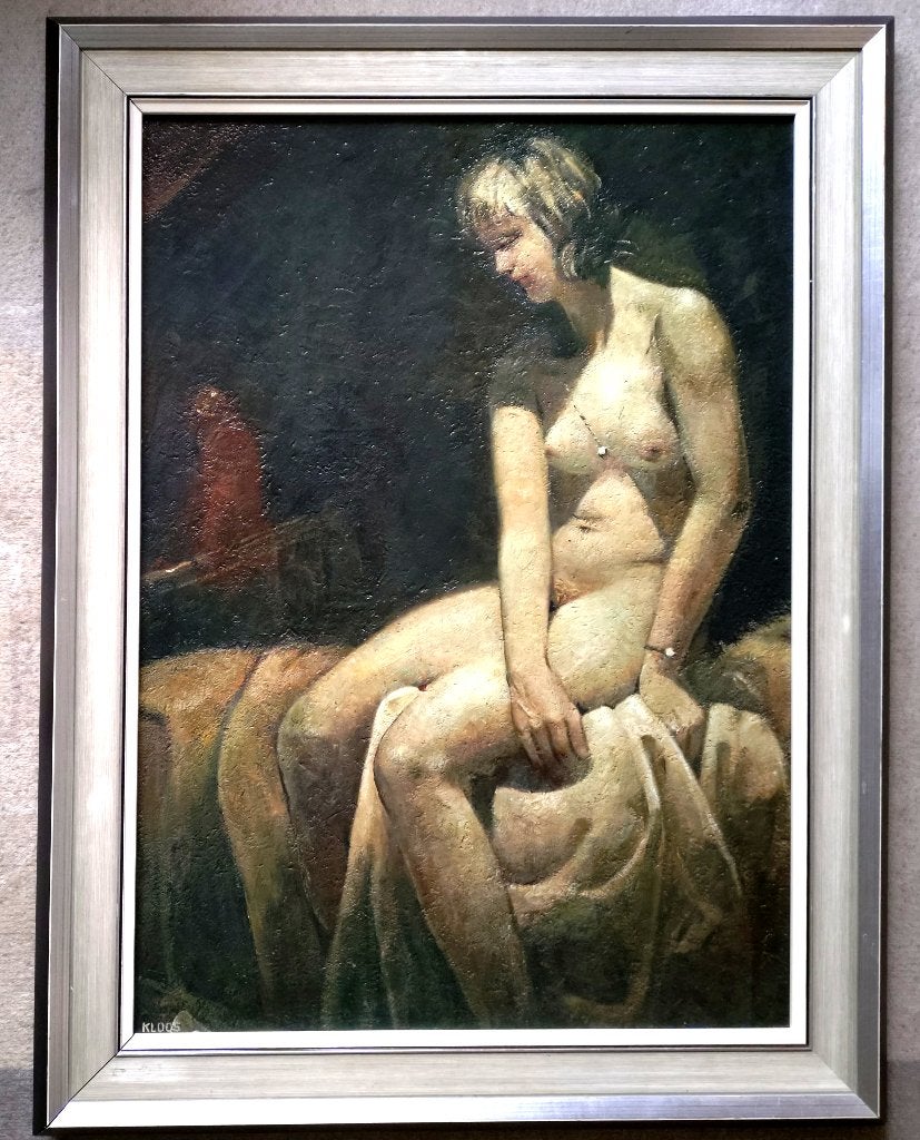 = Cornelis Kloos 1895-1976 = vrouwelijk naakt = 82 x 60 cm =, Ophalen