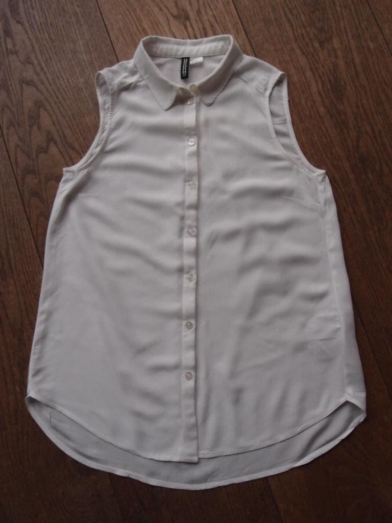 Leuke H&M meisjes dames blouse kraagje maat 32 XXS, Kleding | Dames, H&M, Wit, Ophalen of Verzenden, Zo goed als nieuw