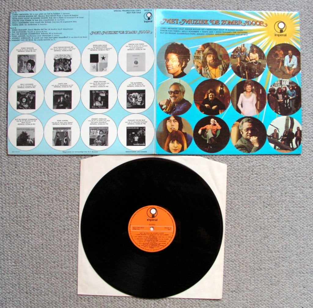 Met Muziek De Zomer Door 12 nrs PROMO LP 1973 ZGAN, LP, Overige genres, Ophalen of Verzenden, Zo goed als nieuw