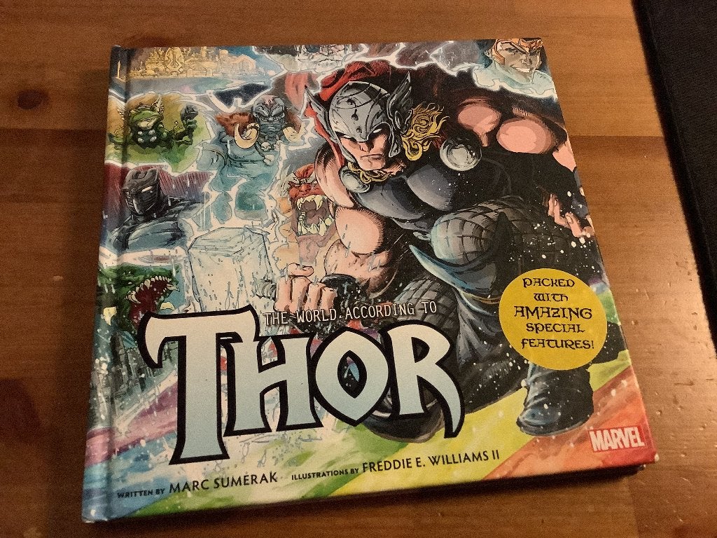 The world according to Thor. Marvel. engelstalig boek. zgan, Boeken, Eén comic, Amerika, Marvel Comics, Ophalen of Verzenden