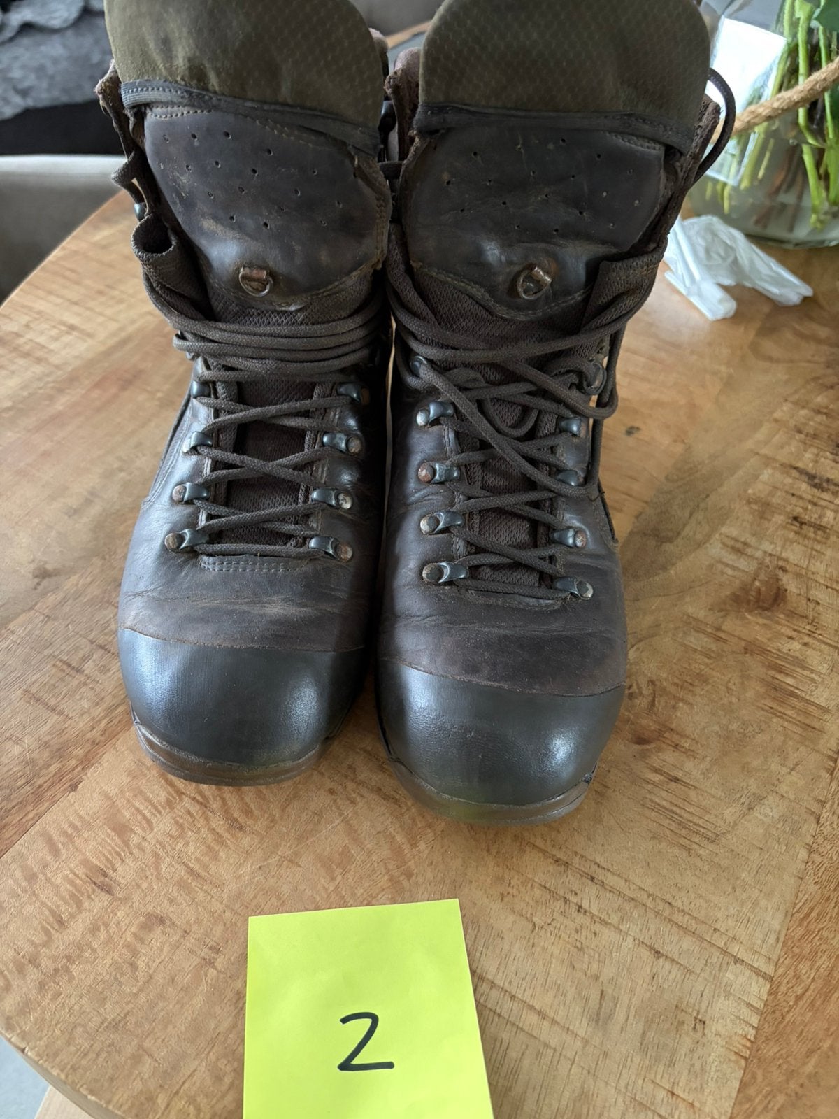 Meindl / Defensie / Bergschoenen / Legerkisten - Maat 43, Verzenden, Gebruikt, Schoenen