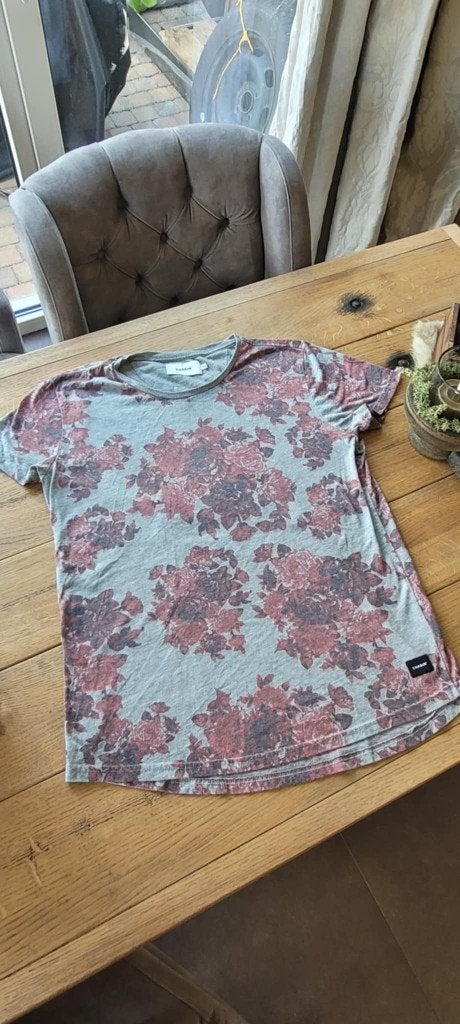 Stijlvol CHASIN’ Floral Tee - Maat XL, Chasin, Maat 56/58 (XL), Ophalen of Verzenden, Grijs