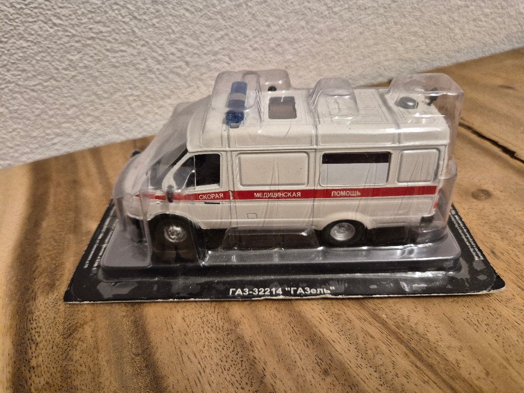 GAZ 32214 Rode Kruis 1:43 DeAgostini, Overige merken, DeAgostini, Auto, DeAgostini