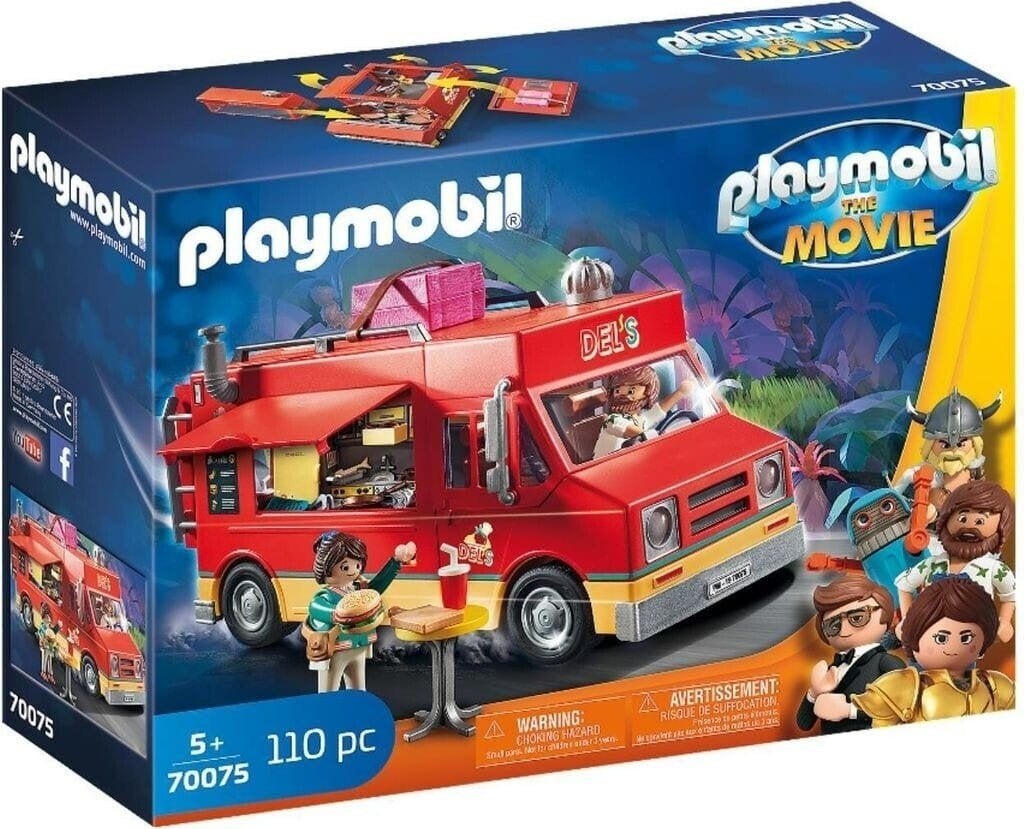 Playmobil: The Movie - Del's Pizza Food Truck (70075), Ophalen of Verzenden, Zo goed als nieuw