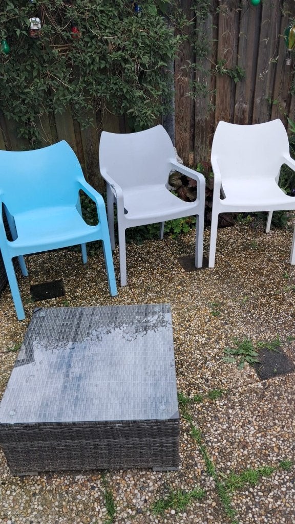 stevige stapelbare stoelen a kwaliteit, Ophalen, Gebruikt, Kunststof, Stapelbaar