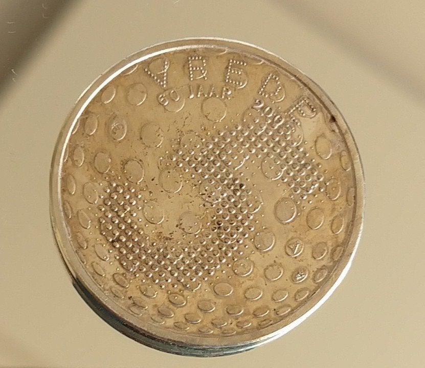 vredes vijfje unc coincard 2005, volgnr 45, Ophalen of Verzenden, Koningin Beatrix, Euro's, Losse munt