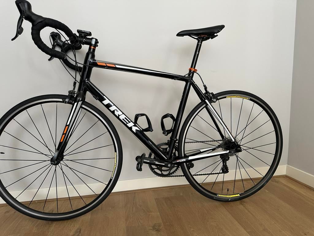 Trek One Series 1.2 racefiets – maat 55 – incl. accessoires, Fietsen en Brommers, Fietsen | Racefietsen, Gebruikt, Aluminium, 15 tot 20 versnellingen