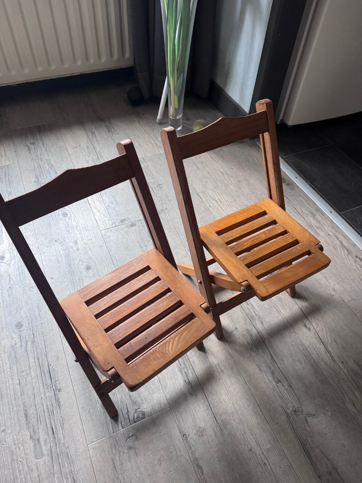 Kleine houten stoeltjes, Ophalen of Verzenden, Zo goed als nieuw, Hout