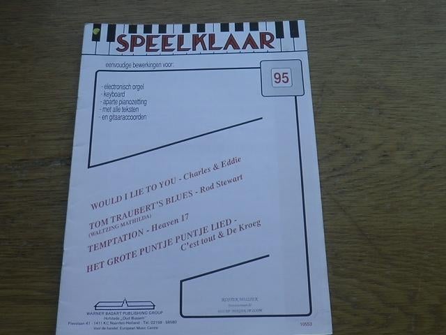 Speelklaar 79, Muziek en Instrumenten, Bladmuziek, Ophalen of Verzenden, Gebruikt, Artiest of Componist, Populair
