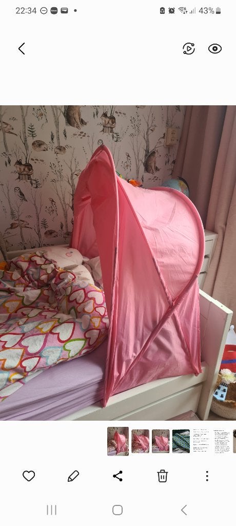 Bedtent kinderen Ikea, Ophalen, Gebruikt, Minder dan 140 cm, Minder dan 70 cm