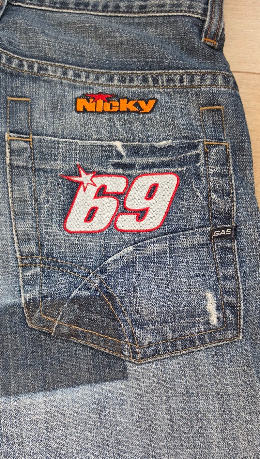 Gas motor jeans maat 32 Nicky Hayden 69, Motoren, Kleding | Motorkleding, Verzenden, Nieuw zonder kaartje, Broek | textiel