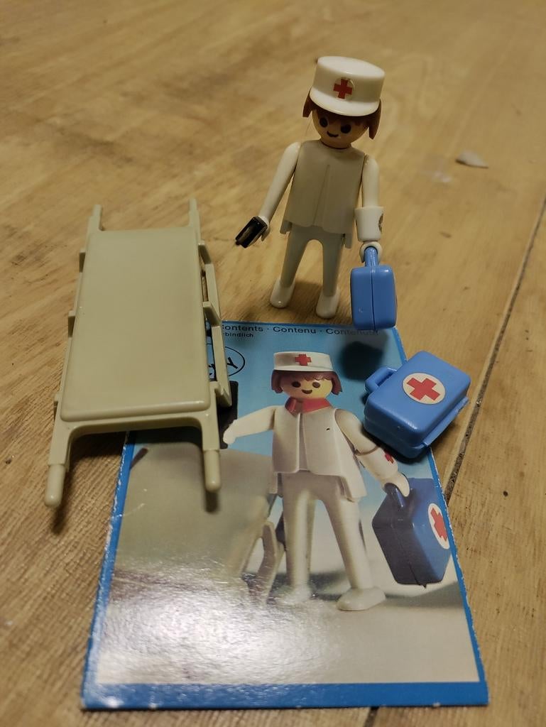 Playmobil Broeder met Brancard en EHBO-koffer, Ophalen of Verzenden