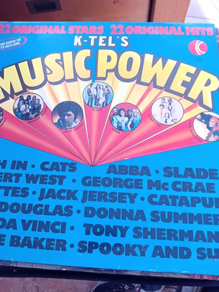K Tels Music Power. 22hits., Ophalen of Verzenden, Zo goed als nieuw, 12 inch