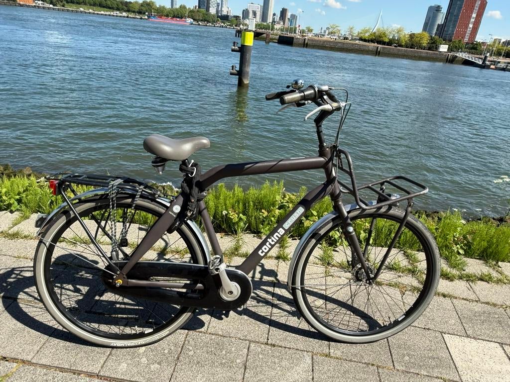Te koop Herenfiets Transportfiets Cortina Crush, Fietsen en Brommers, Zo goed als nieuw, 53 tot 57 cm, Ophalen, Overige merken