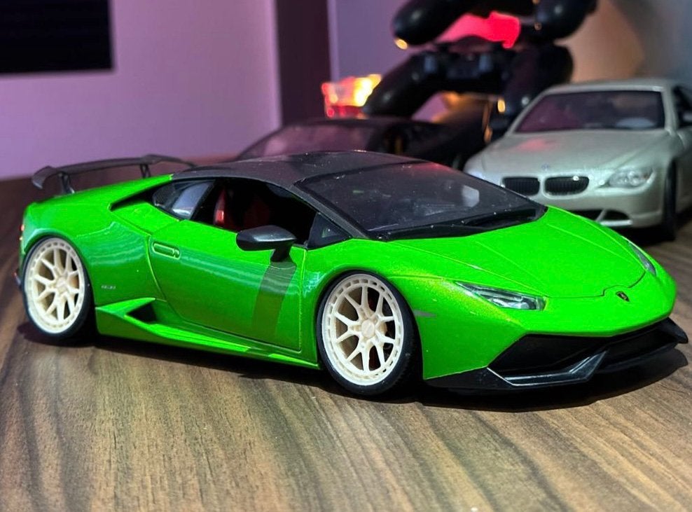 Lamborghini Huracan project, Hobby en Vrije tijd, Ophalen of Verzenden, Zo goed als nieuw, Bburago
