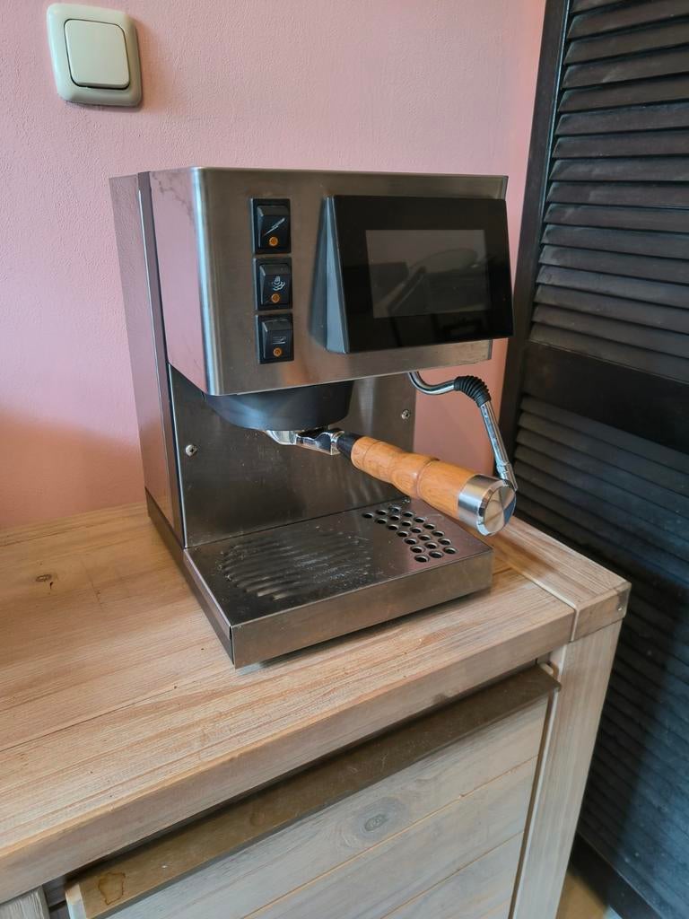 Rancilio Silvia Gaggiuino Espresso Machine - Perfecte Koffie, Ophalen, Gebruikt, Espresso apparaat, Gemalen koffie
