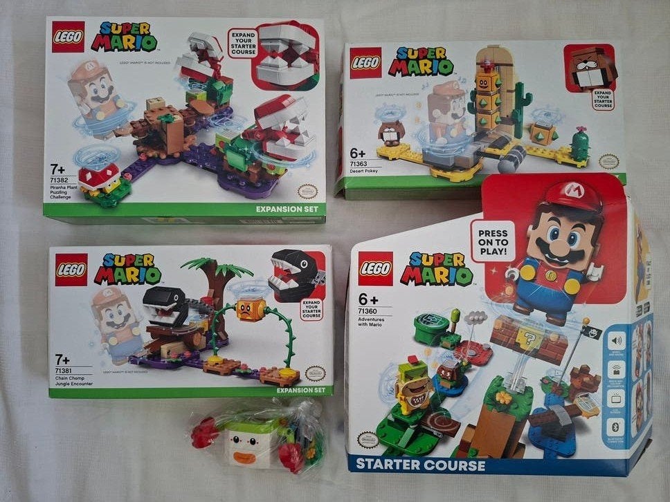 LEGO Super Mario Starter Course & Uitbreidingssets, Compleet, Lego, Ophalen of Verzenden, Zo goed als nieuw