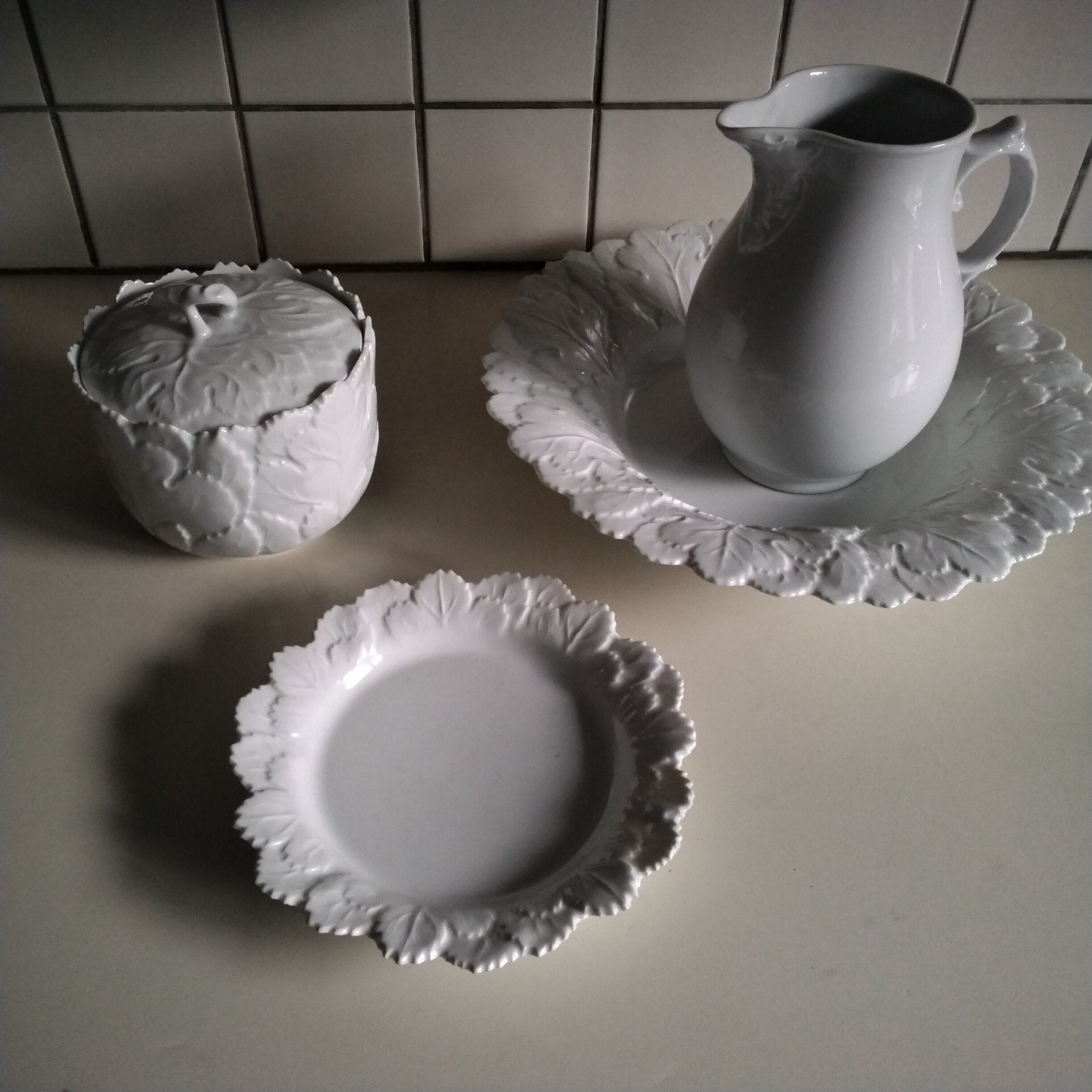Furstenberg  servies met arcantusblad, Huis en Inrichting, Keuken | Servies, Overige stijlen, Ophalen of Verzenden