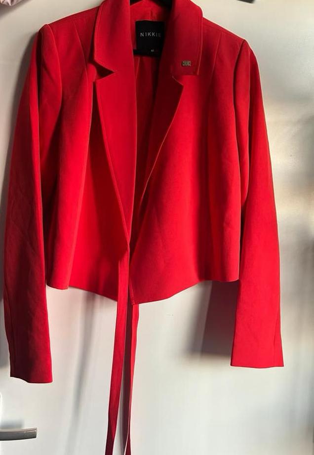 Nikkie blazer rood, maat XL, Kleding | Dames, Ophalen of Verzenden, Nieuw, Maat 46/48 (XL) of groter, Rood